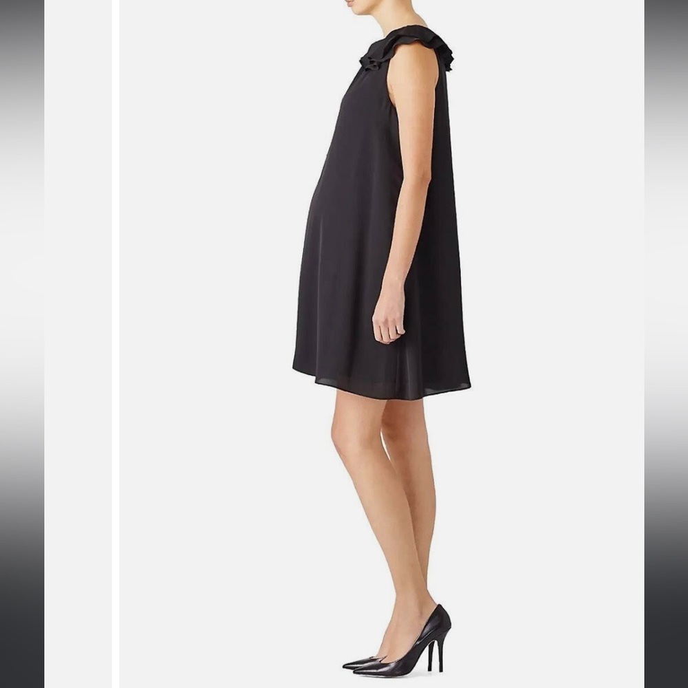 Amanda Uprichard Maternity Crepe Shift Dress - Size S - Picture 5 of 8
